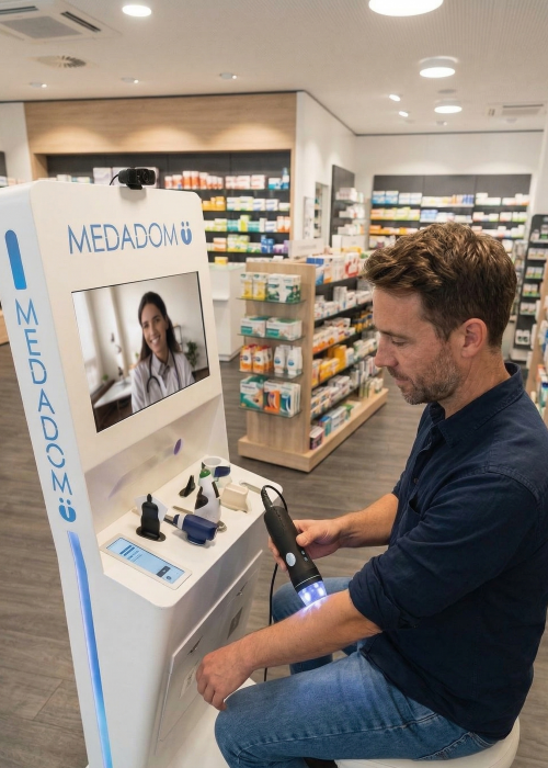 dermatoscope en téléconsultation